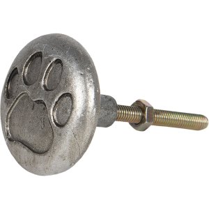 Türknopf Ø 4x3 cm silber 64684