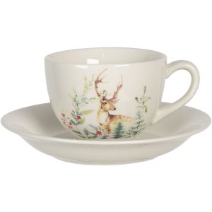 Kaffeetasse mit Untertasse Ø 15x7 cm - 0.2L...