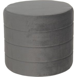 Hocker Ø 40x35 cm grau 64727G