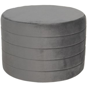 Hocker Ø 60x40 cm grau 50499G