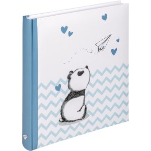 Walther Babyalbum Little Panda blau 50 Seiten 28x30,5 cm