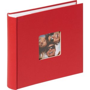 Walther Einsteckalbum Fun 200 Fotos 13x18 cm rot mit...