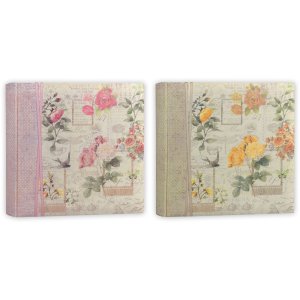 ZEP Fotoalbum Ophelia Vintage Blumen 24x24 cm 40 Seiten...