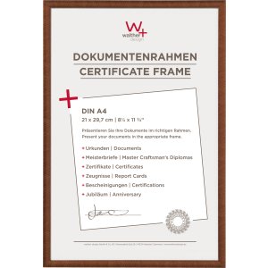 Walther Kunststoffrahmen NEW LIFESTYLE 21x29,7 cm bronze...