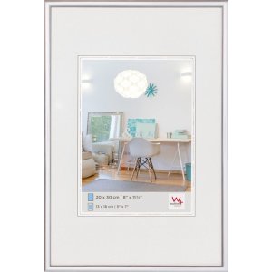 Walther New Lifestyle Kunststoffrahmen 30x45 cm Silber...