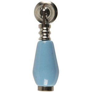 Türknopf blau 2x6 cm 64763