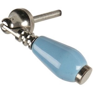 Türknopf blau 2x6 cm 64763