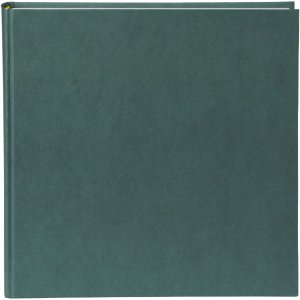 Goldbuch Fotoalbum Hanf-Papeterie Midnight Green 25x25 cm...