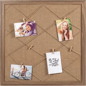 Walther Memoboard Solid 60x60 cm braun