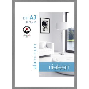 Nielsen Brandschutzrahmen C2 Struktur Grau Matt 30x42 cm