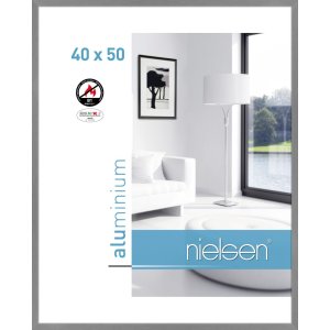 Nielsen Brandschutzrahmen C2 Struktur Grau Matt 40x50 cm