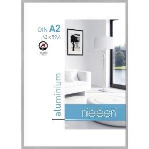 Nielsen Brandschutzrahmen C2 Struktur Silber Matt 42x60 cm