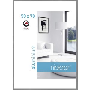 Nielsen Brandschutzrahmen C2 Struktur Grau Matt 50x70 cm