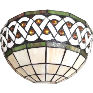 LumiLamp 5LL-6150 Wandlampe Tiffany 31x15x21 cm E27-max...