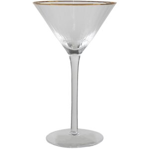 Clayre & Eef 6GL3247 Martini-Glas Transparent 250 ml