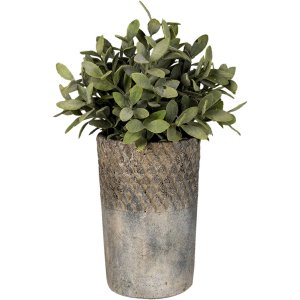 Clayre & Eef 6TE0366 Blumentopf Stein Ø 24x39...