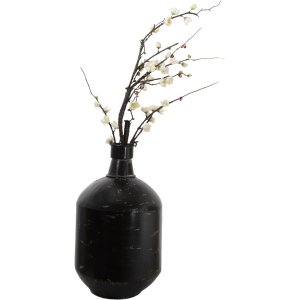 Clayre & Eef 6Y4514 Vase Schwarz Ø 24x45 cm