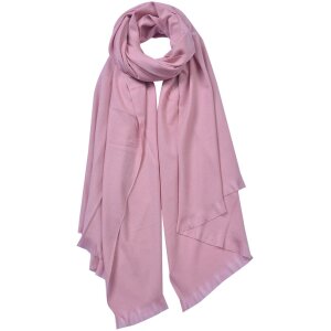 Clayre & Eef JZSC0611P Winterschal Damen Rosa 70x190 cm