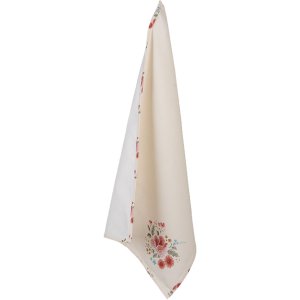 Clayre & Eef LRC42 Geschirrtuch Beige 52x72 cm