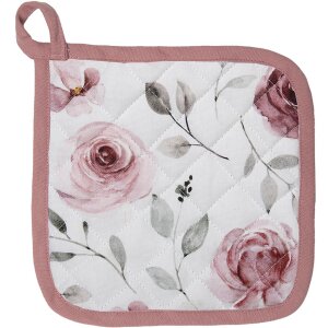 Clayre & Eef RUR45 Topflappen Rosa 20x20 cm