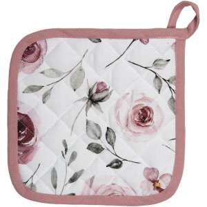 Clayre & Eef RUR45 Topflappen Rosa 20x20 cm