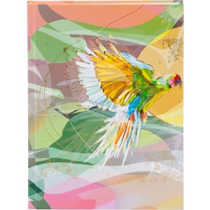 Goldbuch Notizbuch The Parrot 15x22 cm 200 weiße...