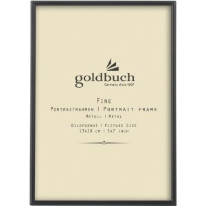 Goldbuch Metall-Portraitrahmen Fine 13x18 cm anthrazit