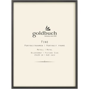 Goldbuch Metall-Portraitrahmen Fine 15x20 cm anthrazit