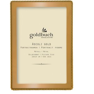 Goldbuch Metall-Fotorahmen Ascoli gold 10x15 cm