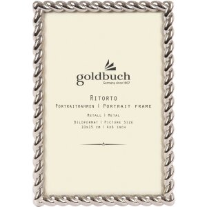 Goldbuch Ritorto Metallrahmen Silber 10x15cm Portrait...