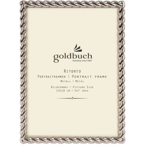 Goldbuch Metall-Bilderrahmen Ritorto 13x18 cm silber