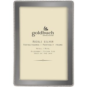 Goldbuch Metall-Fotorahmen Ascoli silber 10x15 cm