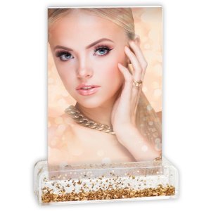 ZEP Glitter-Fotorahmen Wynn Glitter gold 10x15 cm