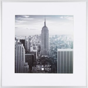 Henzo Aluminiumrahmen Manhattan silber 40x40 cm mit...