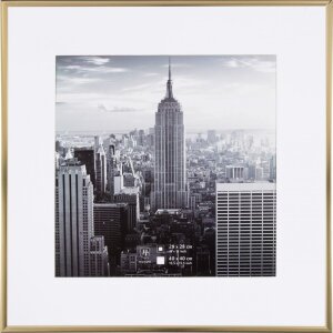 Henzo Aluminiumrahmen Manhattan gold 40x40 cm mit...