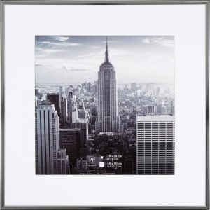 Henzo Aluminiumrahmen Manhattan grau 40x40 cm mit...