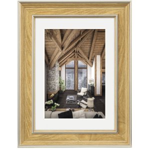 Hama Kunststoffrahmen Rustic eiche 30x40 cm mit...