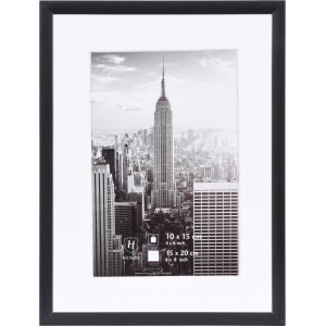 Henzo Alurahmen Manhattan schwarz 15x20 cm mit...