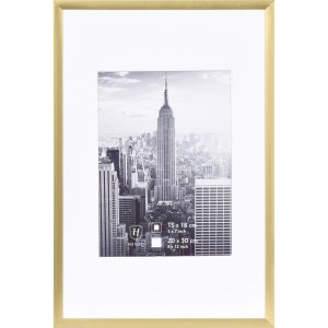 20x30 cm Bilderrahmen Aluminium Manhattan in gold