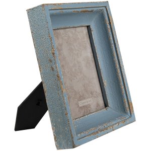 Clayre & Eef 2F0861 Bilderrahmen Blau 21x6x26 cm -...