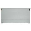 Clayre & Eef 5H0571 Raft de perete 80x15x40 cm albastru dulap de depozitare din lemn