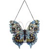 Clayre & Eef 5LL-6236 Tiffany Window Picture Butterfly Blue 40x60 cm