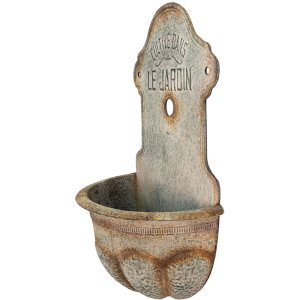 Clayre & Eef 5Y1097 Fântână decorativă de perete gri 46x24x69 cm