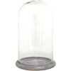 Clayre & Eef 6GL3536 Clopot de sticlă transparent Ø 17x29 cm