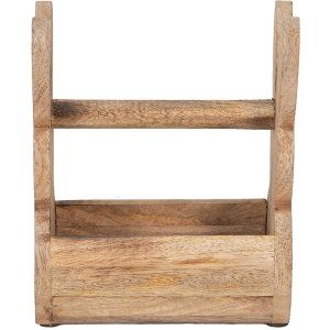 Clayre & Eef 6H2157L Holz Kiste Kaninchen Braun...