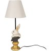 Clayre & Eef 6LMC0056 Lampă de masă Rabbit Beige Ø 22x57 cm