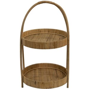 Clayre & Eef 6RO0559 Etagere 2 Etagen Braun Ø...