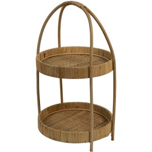 Clayre & Eef 6RO0559 Etagere 2 Etagen Braun Ø...