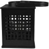 Clayre & Eef 6RO0579L Felinar negru 19x19x25 cm