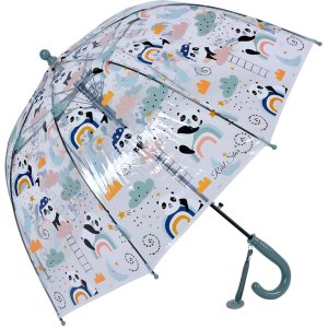 Clayre & Eef JZCUM0006BL Regenschirm Kinder Blau...